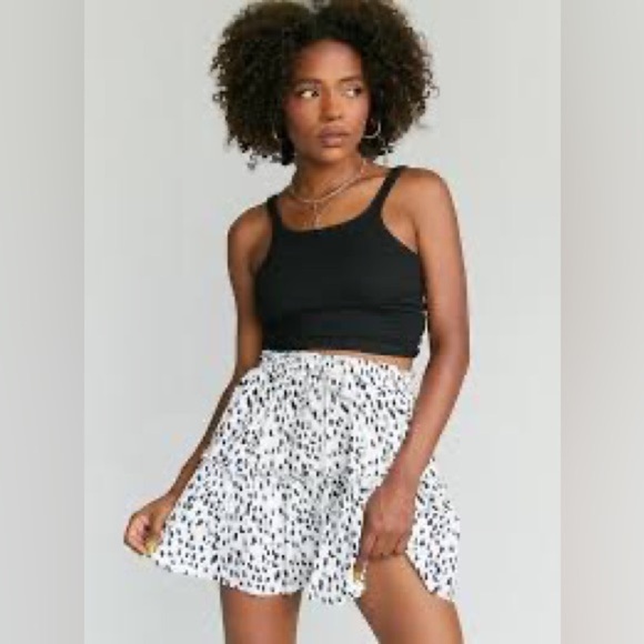 152- No Brand from Amazon Size Small White & Black Skirt - Picture 1 of 5